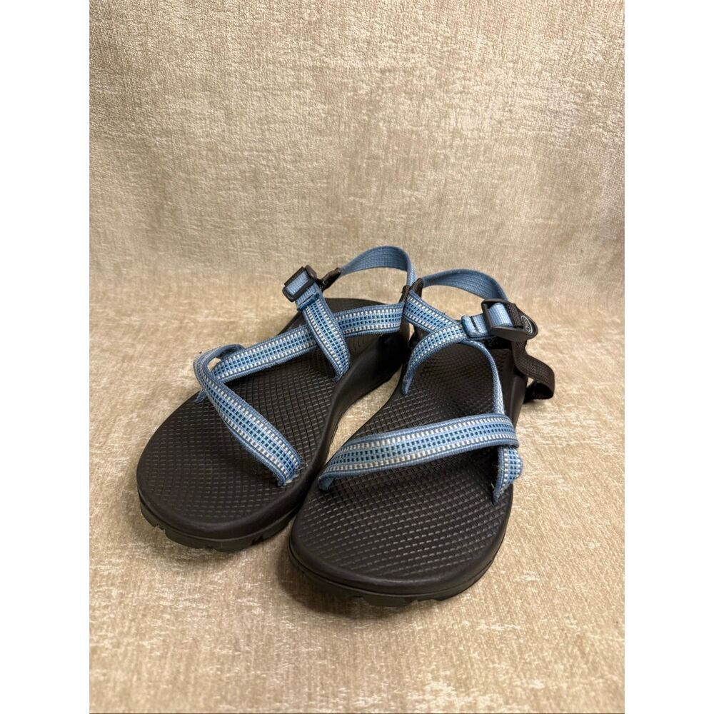 Chaco Women's Z Cloud Hiking Waterproof Trail Sport Sandals Blue Black Size 10